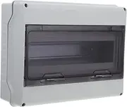 WATIIFUFU Management Box Ip65 Enclosure 12-Way Breaker Box Waterproof Surge Protection Electric Circuit Breaker