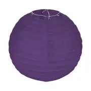 Purple Round Paper Lantern 20cm