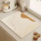 Super Absorbent Draining Mat Diatomaceous Drain Pad Table Decor