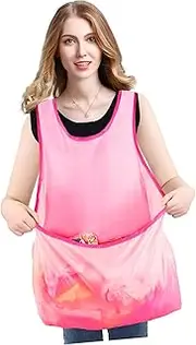 [WESIEVYA] 2pcs Work Apron Pockets Oxford Fabric Laundry Apron Large Pocket for Wet Clothes Suitable