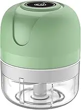 Electric Food Processor - Vegetable Chopper Blender - Rechargeable Wireless Dicer Kitchen Gadget For Home Kitchen Outdoor Cooking Camping