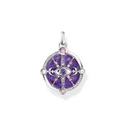 THOMAS SABO Silver Cosmic Eye Pendant with Colourful Stones