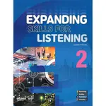 <姆斯>EXPANDING SKILLS FOR LISTENING 2(WITH MP3) 9781640153844 <華通書坊/姆斯>