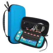 For Nintendo Switch Lite Carry Case - Hard Shell, Portable Travel Pouch, Blue