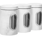 Kitchen Canisters Food Storage- Modern Kitchen Decoration of Canister Set Of 3
