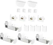 [WATIIFUFU] 1 Set Roller Shade Fitting Clamp Holder Kit Durable Curtain Accessory for Easy Installation of Blinds for DIY Projects Various Applications Including Roller and Roman Blinds