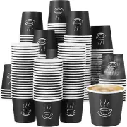 2400 Disposable Coffee Cups 4oz Extra Strong Takeaway Paper Take Away Bulk