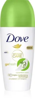 Dove Advanced Care Go Fresh Antiperspirant Roll-On 48 Hours Cucumber 50 Ml