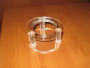 Display Case : Cricket Ball - single cricket ball holder/display case -clear