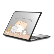MacBook Air 13-inch (M2 - M4) Impact Case WORK WORK WORK HAMSTER