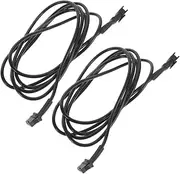 CHILDWEET 2pcs RGB Led Extension Cable for Motorcycle Lights Neon Strip Connector Installation Compatible Pin Led Strips for All Weather Use