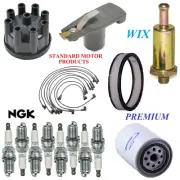 Tune Up Kit Filters Cap Spark Plugs Wire For FORD F-350 V8; 7.5L 1975