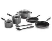 Select by Calphalon 10-Piece Hard Anodized Non-Stick Cookware Set, NEW