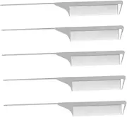 EXQUIMEUBLE 5pcs Hair Stylist Comb Set Durable Rat Tail Combs for Precise Sectioning Teasing Highlighting Lightweight Travel-friendly for Barbers and Women