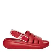 UGG Womens Sport Yeah Slides Samba Red Size 7