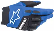 Alpinestars Freeride Youth Bicycle Gloves, white-blue, Size L White Blue