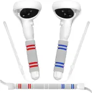 Handle Attachments Compatible with Oculus Quest 2 Controller Accessories, VR Lon
