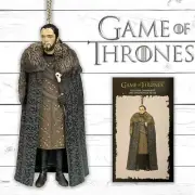 Official Game Of Thrones Jon Snow Holiday Ornament Miniature Replica Merchandise