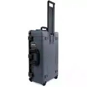 Charcoal & Black Pelican 1595 Air case. With foam. With TSA Locking latches.