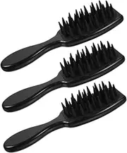 CALLARON 3pcs Scalp Massager Shampoo Brush Hair Scrubber For Washing Hair Dandruff Cleaning Brush Soft Scalp Exfoliator