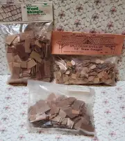 Greenleaf & Miniature Manors Dollhouse Roofing Cedar Shingles Rectangle Octagon