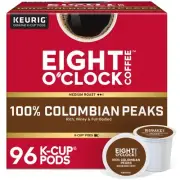 Eight O'Clock Coffee Colombian Peaks Keurig Single-Serve K-Cup Pods, Medium R...
