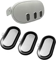 Camera Lens Protector, Compatible with Meta Quest 3 Accessories, 9H Anti-Scratch Lens Protective Glass, HD VR Accessories, Scratch-Resistant Protective Cover, High Resolution Lens Protection, VR Lens