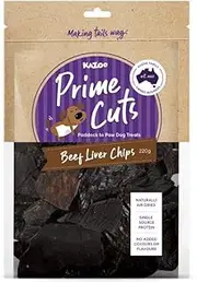 Kazoo Prime Cuts Beef Liver Chips - 220g