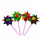 10 Pcs Red Pinwheels Mini Party Store Window Decoration