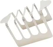 TIDTALEO Stainless Steel Toast Rack Reusable Countertop Bread Holder for Kitchen Storage Elegant Design for Toasting and Displaying Slices for Homes Cafes and Restaurants