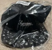 NWT Supreme BB Simon Studded Canvas Mesh Back 5-Panel Black Hat FREE SHIPPING