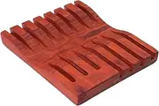 Baluue Safe Natural Wood Scissors Storage Box Hairdressing Tools Bracket Multi-function Salon Supplies Holder