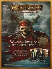 2007 Pirates of the Caribbean Pocketmodel Game Print Ad/Poster Disney Art 00s