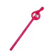 SKY Treble Clef Shaped Pencil with Eraser Pink Color Great Gift Education Toy