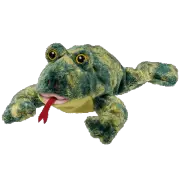 TY BEANIE BABIES "CROAKS" THE FROG NEW WITH MINT TAG
