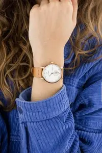 在飛比找Yahoo!奇摩拍賣優惠-TRIWA 棕褐色 手錶