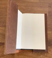 Leather Journal Cover 5 x 7 & Sketch Book Handcrafted Bible Diary Planner