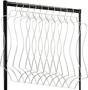 Qunclay 10 Pack Bikini Hanger Set Body Shape Lingerie Hangers 5 Pcs Gold and 5 Pcs Rose Gold Wire Organizer Metal Display Swimsuit Supplies for Boutique Closet Clothes Dress Swimwear Bathing Suit Form