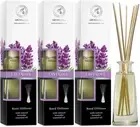 Reed Diffuser with Natural Essential Oil Lavender - 3 X 3.4 Fl Oz - Lavanda Diff