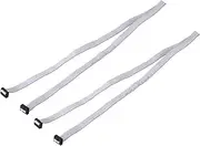 uxcell 2 Pcs IDC Flat Ribbon Cable, 2.54mm Pitch 15mm Width 100cm Long 12 Pin FC to FC Flat Ribbon Connector Jumper Wire for PC, LED Displays
