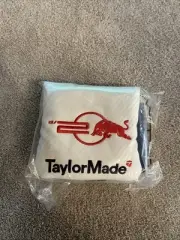 Brand New TaylorMade Oracle Red Bull Mallet Putter Cover White, Ships today!
