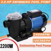 3.0 HP Powerful Swimming Pool Pump 10038 GPH Self Primming with Strainer Basket