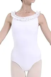 [Dance Elite] Rufflet - Dance Leotard For Women. Leotards for Women Ballet and Dance