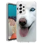 For Samsung Galaxy A23 5g A52 A53 TPU Case Cover+Glass(Husky Blep)