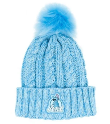 ~ Disney Lilo & Stitch Beanie ~ Stitch Pom-Pom Beanie ~