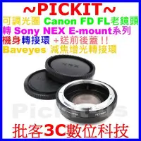 在飛比找Yahoo!奇摩拍賣優惠-Lens Turbo減焦增光調光圈CANON FD鏡頭轉So