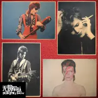 在飛比找Yahoo!奇摩拍賣優惠-David Bowie大衛鮑伊搖滾牛皮紙復古海報裝飾畫酒吧照