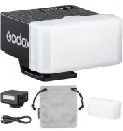 Godox IM20 Mini Flash with Diffuser 230 Flashes Built In Battery NEW