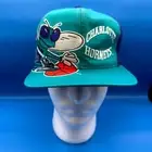 Vintage Twins Charlotte Hornets Cap Mens One Size Aqua Blue Adjustable Snapback