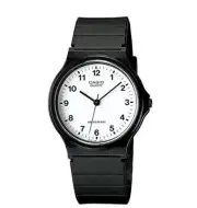 Casio MQ24-7B, Men's Black Resin Watch, Analog, Water Resistant, 34MM Case,NEW